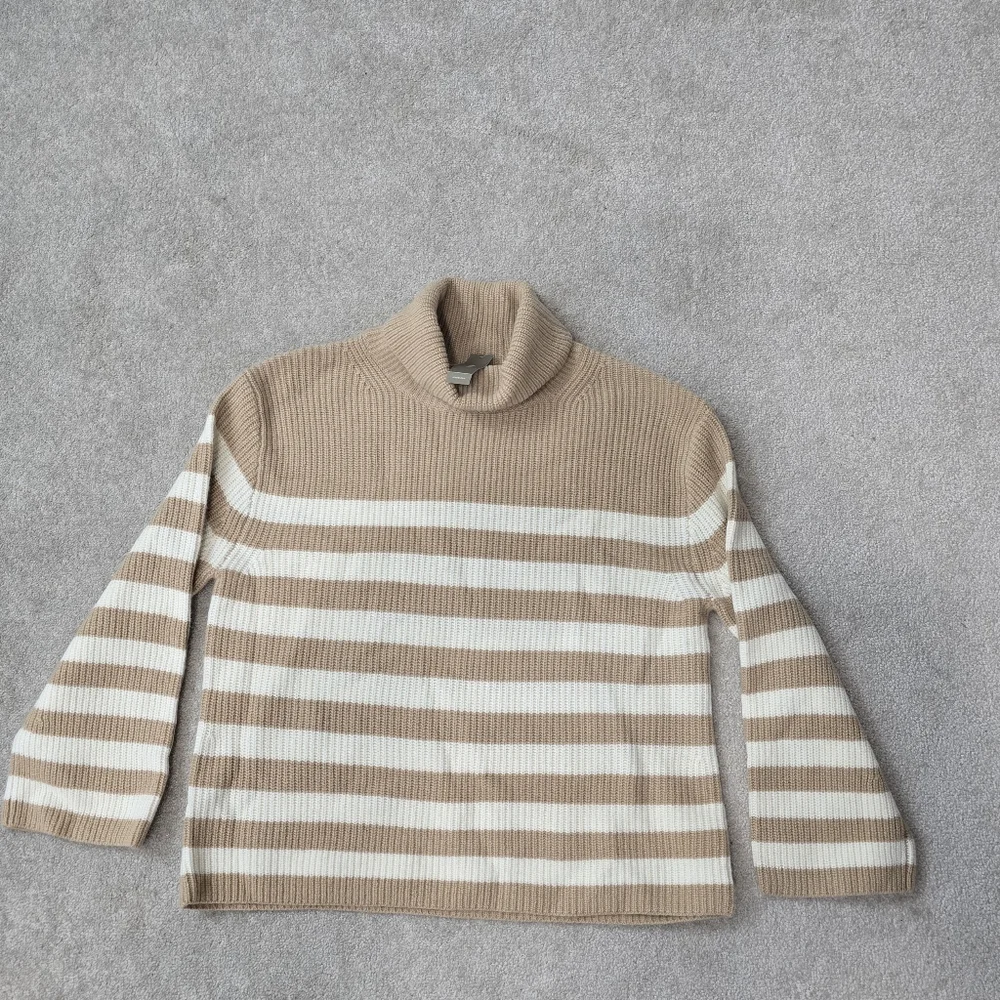 NWT J.Crew Long Sleeve Striped Turtleneck Seeater Size XS - Picture 2 of 5